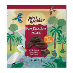 DARK CHOCOLATE PECANS - HẠT HỒ ĐÀO BỌC BƠ ĐƯỜNG 18gr