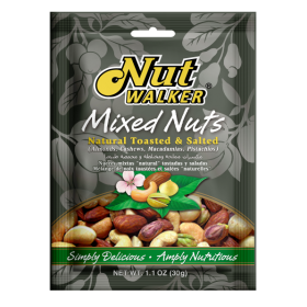 NATURAL TOASTED & SALTED MIXED NUT - HỖN HỢP HẠT KHÔ RANG MUỐI 30gr