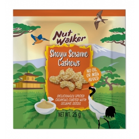 SHOYU SESAME CASHEWS - HẠT ĐIỀU TẨM MÈ SỐT TƯƠNG SHOYU NHẬT BẢN 25gr
