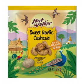 SWEET GARLIC CASHEWS - HẠT ĐIỀU TẨM TỎI NGỌT - 25G