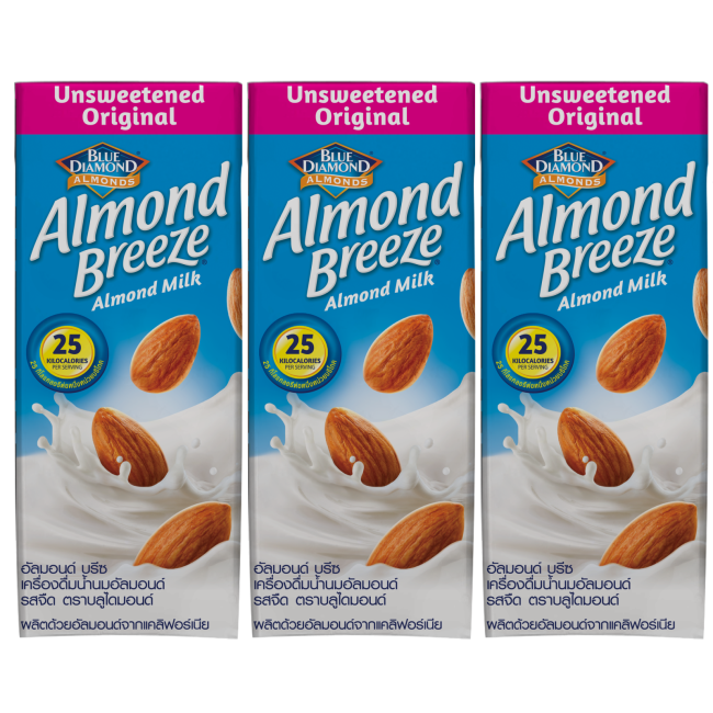 ALMOND BREEZE NGUYÊN CHẤT KHÔNG ĐƯỜNG - 180ML