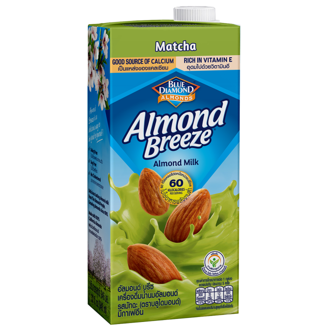 Sữa hạt hạnh nhân ALMOND BREEZE MATCHA - 946ML