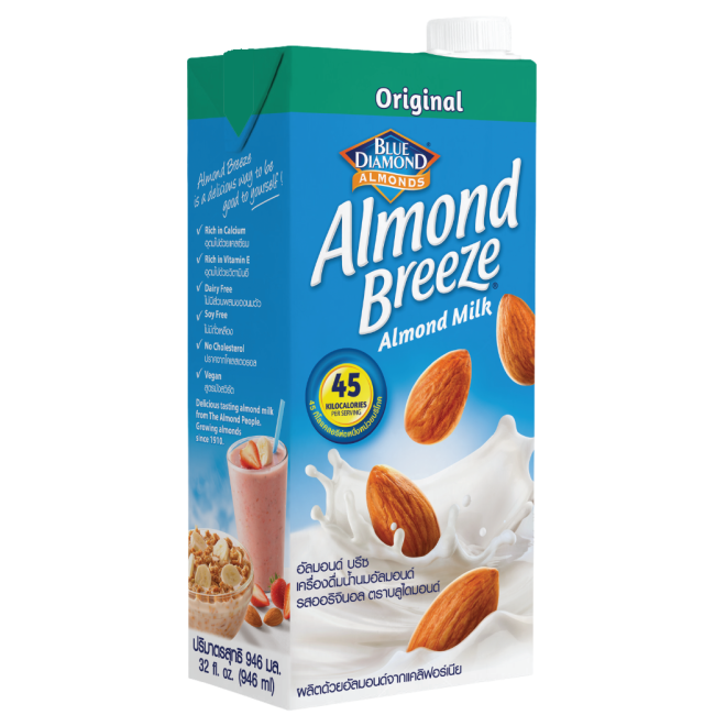 Sữa hạt hạnh nhân ALMOND BREEZE NGUYÊN CHẤT 946ml