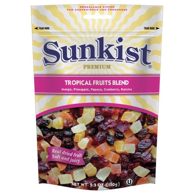 TROPICAL FRUITS BLEND - HỖN HỢP QUẢ KHÔ CAO CẤP 150gr