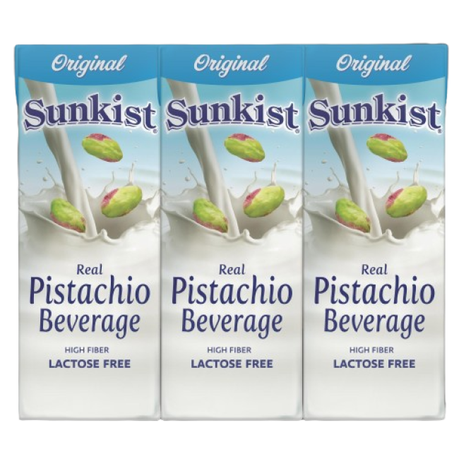SỮA HẠT DẺ CƯỜI SUNKIST NGUYÊN CHẤT - 180ML